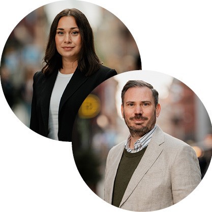 Linnea Gavuzzi och Robin Svensén